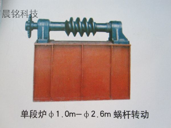 0508.單段爐蝸桿轉(zhuǎn)動Single furnace rotating worm